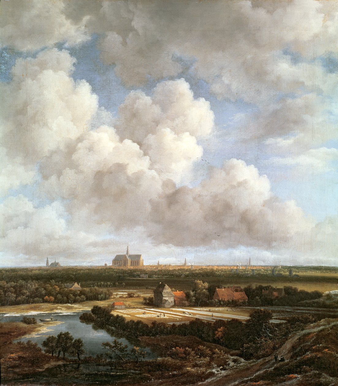Haarlem yakınlarındaki Kırsalda Ağartma Alanı, 1670 by Jacob van Ruisdael