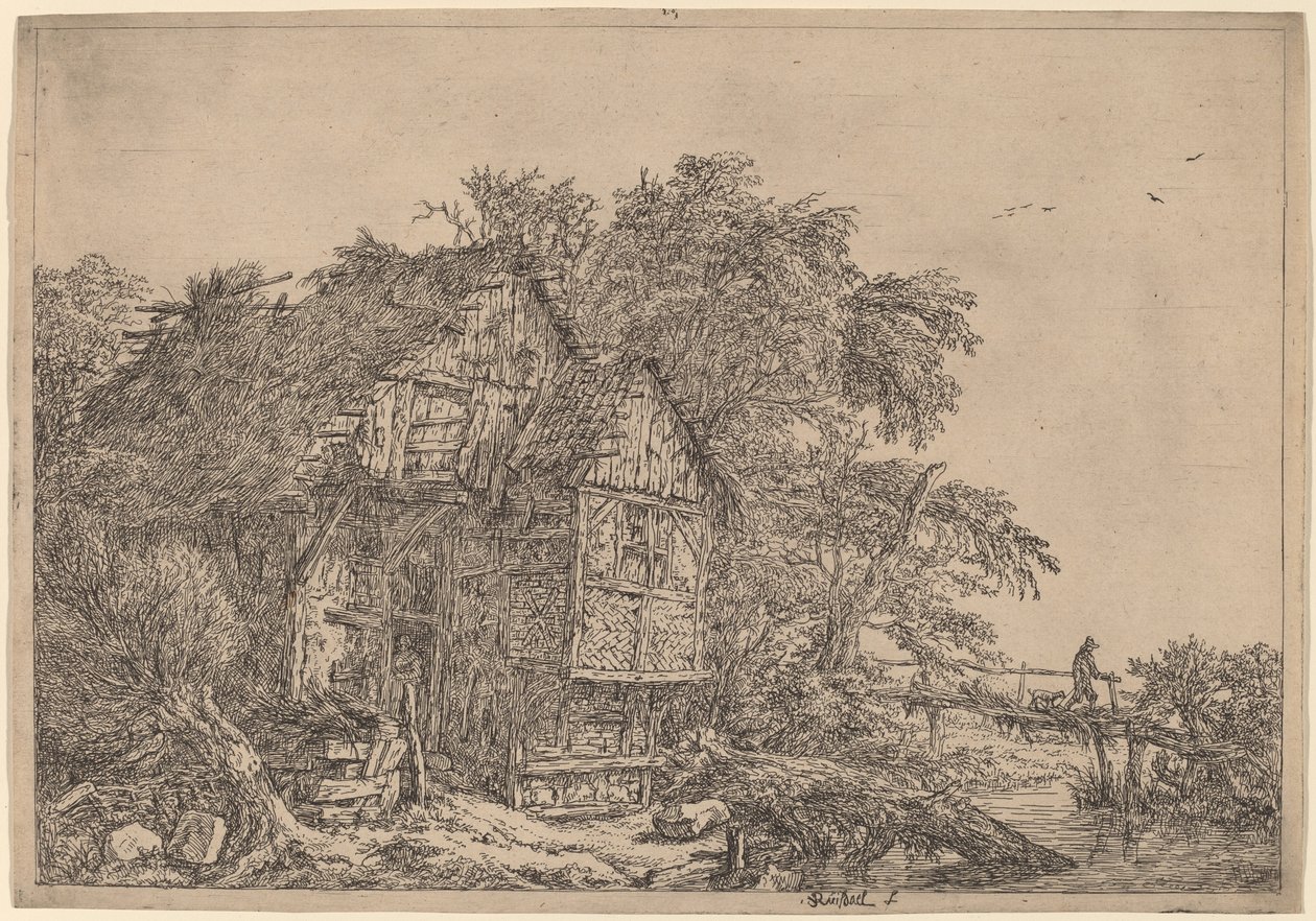 Küçük Köprü by Jacob van Ruisdael