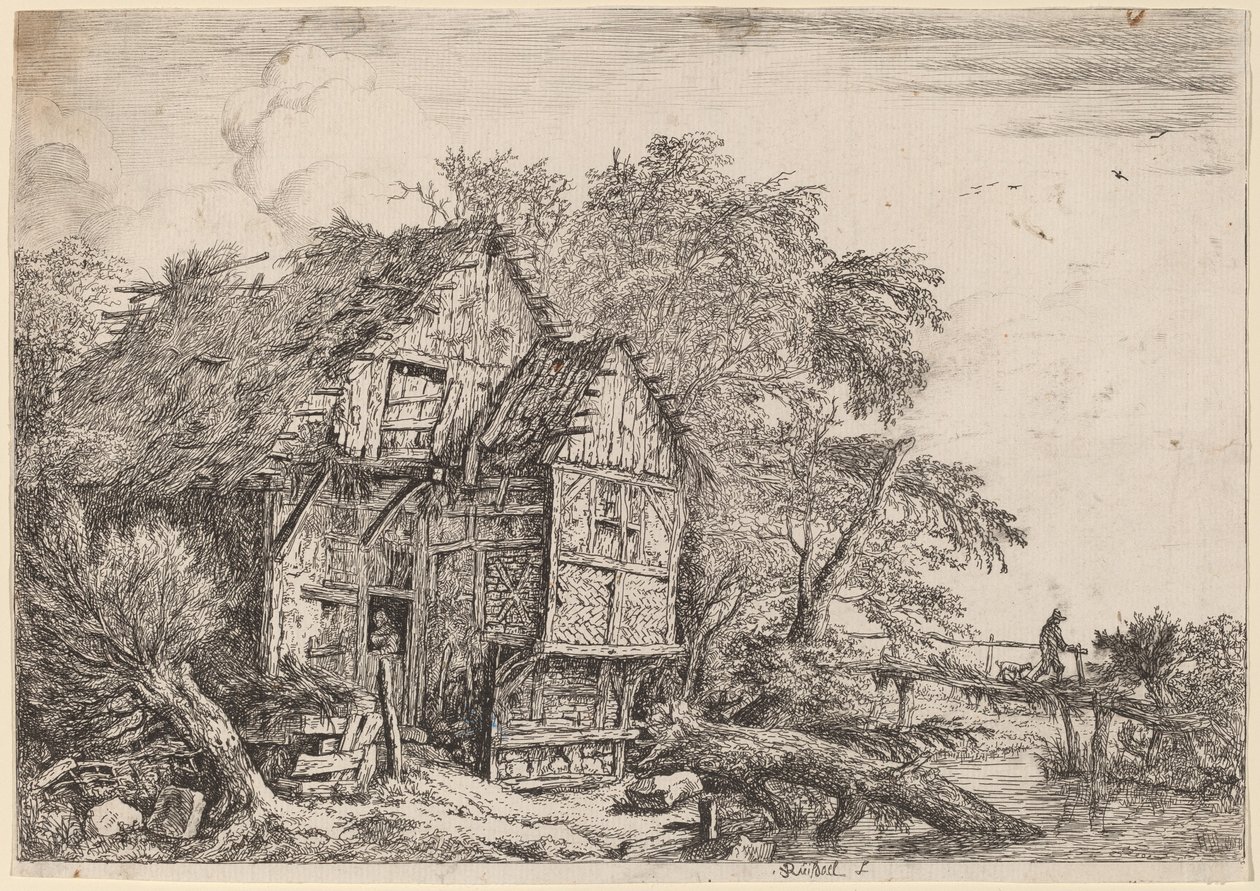Küçük Köprü by Jacob van Ruisdael