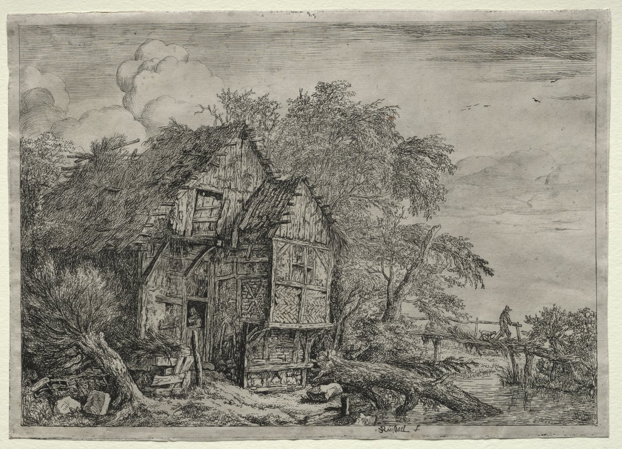 Küçük Köprü by Jacob van Ruisdael