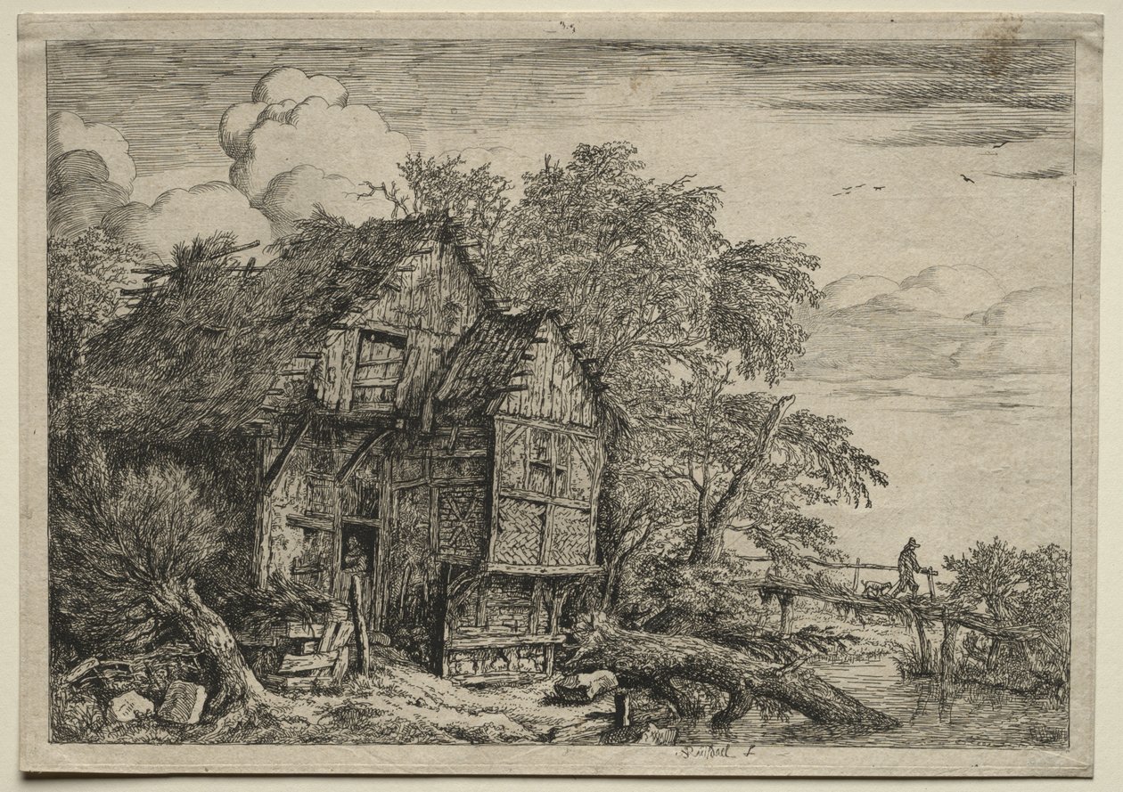 Küçük Köprü by Jacob van Ruisdael
