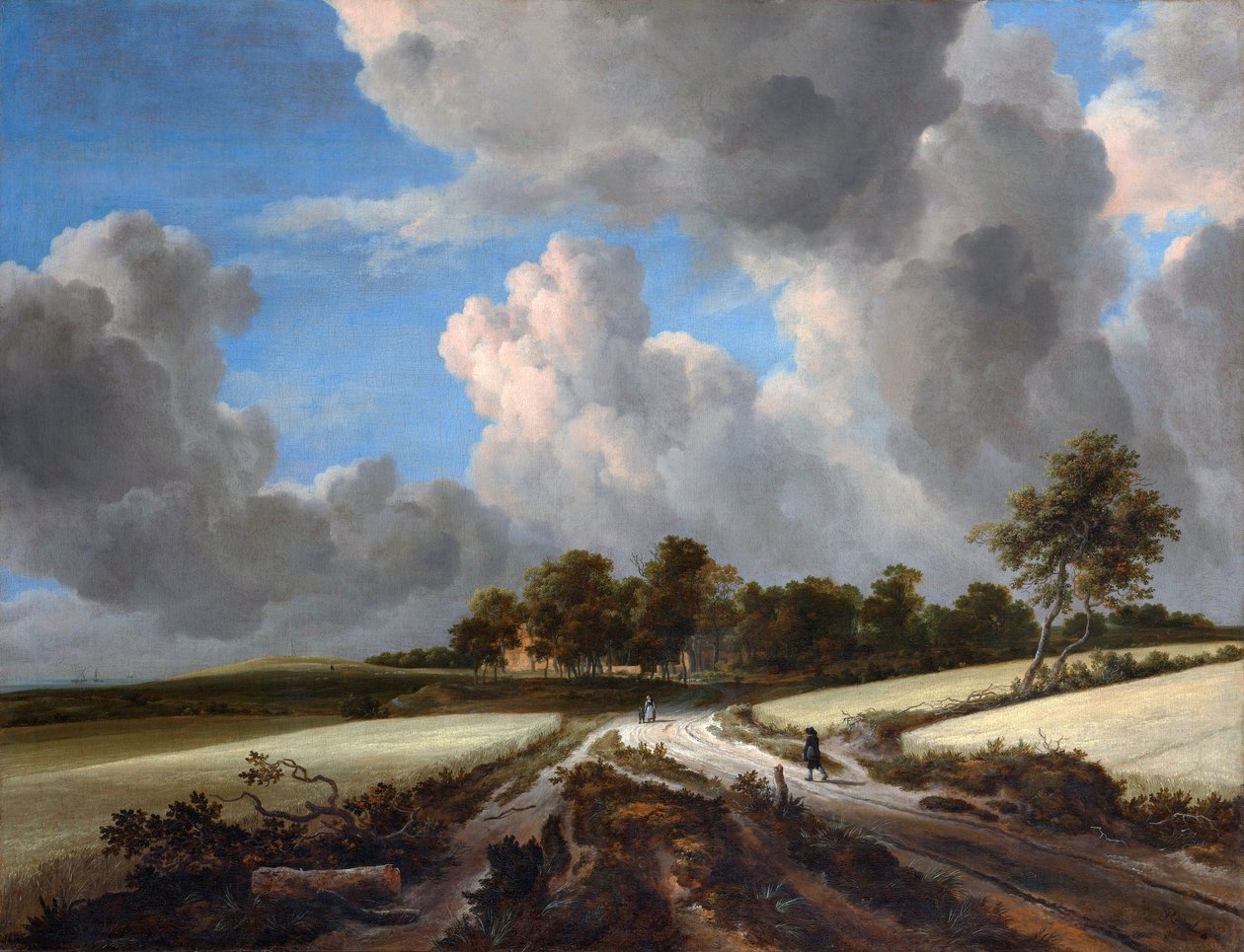 buğday tarlaları by Jacob van Ruisdael