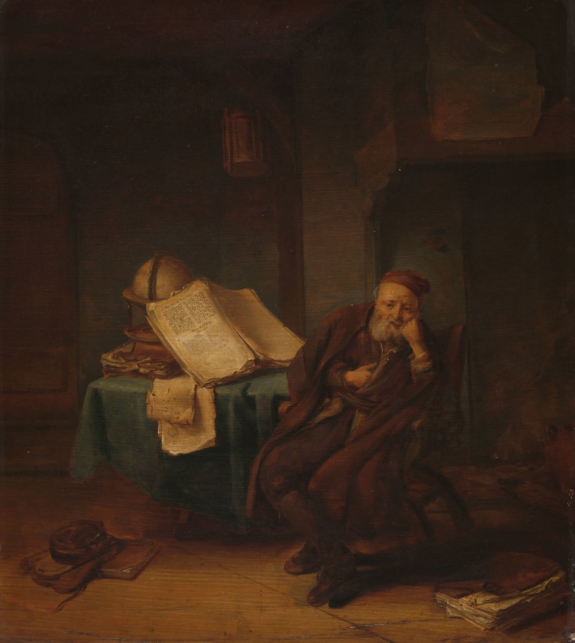 Çalışmasında Filozof by Jacob van Spreeuwen