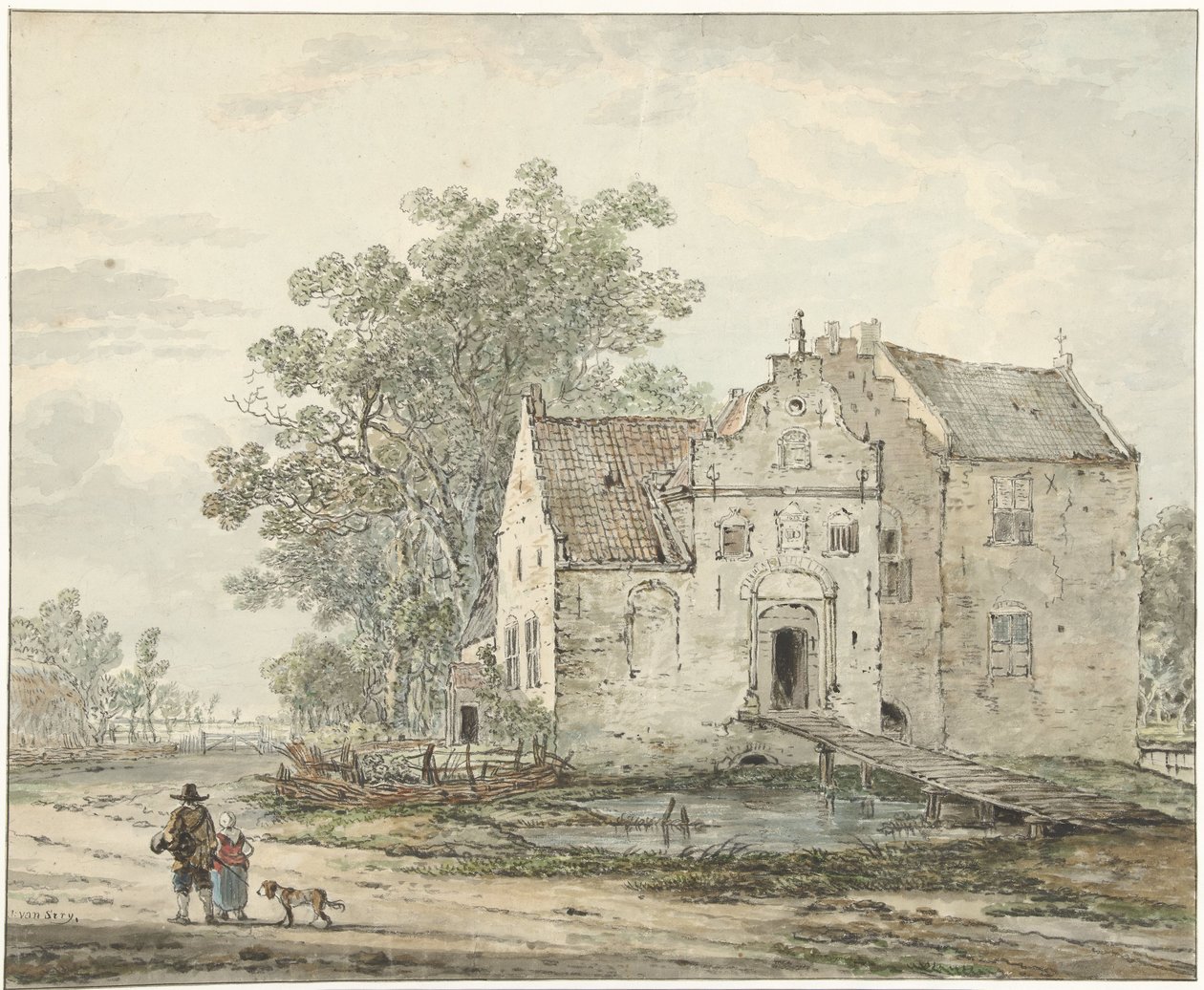 Betuwe'deki IJzendoorn Kalesi by Jacob van Strij