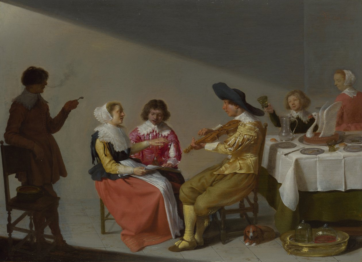 Müzikli Bir Parti, 1631 by Jacob van Velsen