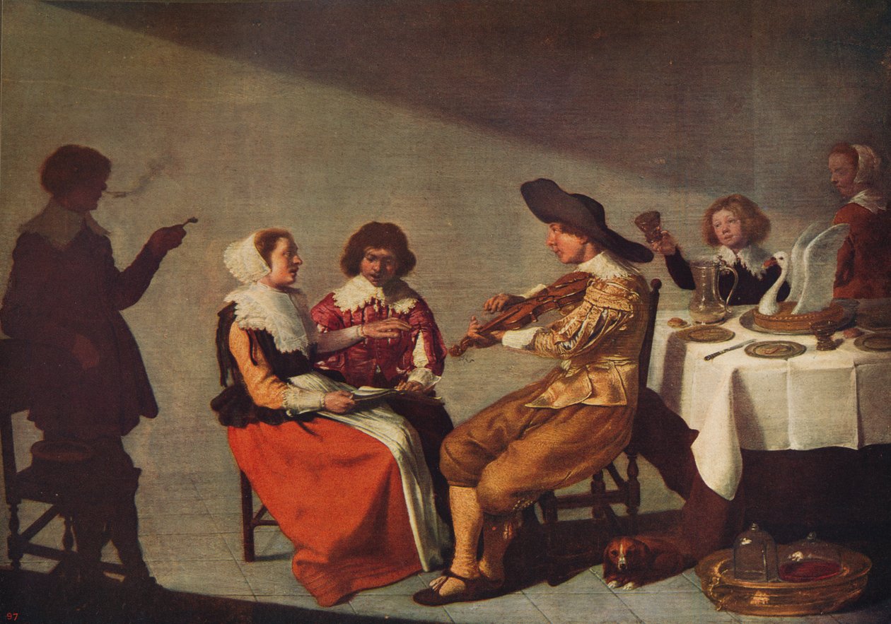 Müzikli Bir Parti, 1631, c1915 by Jacob van Velsen