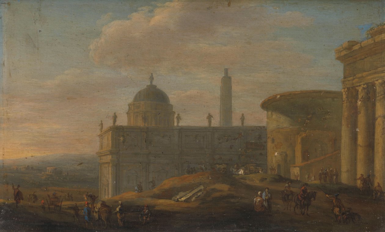 İtalyan şehir manzarası by Jacob van der Ulft