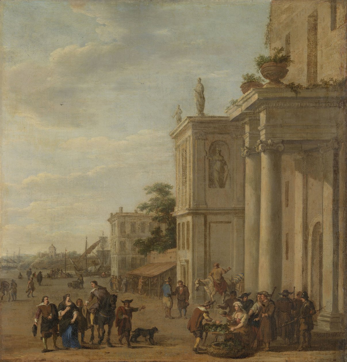 İtalyan pazarı by Jacob van der Ulft