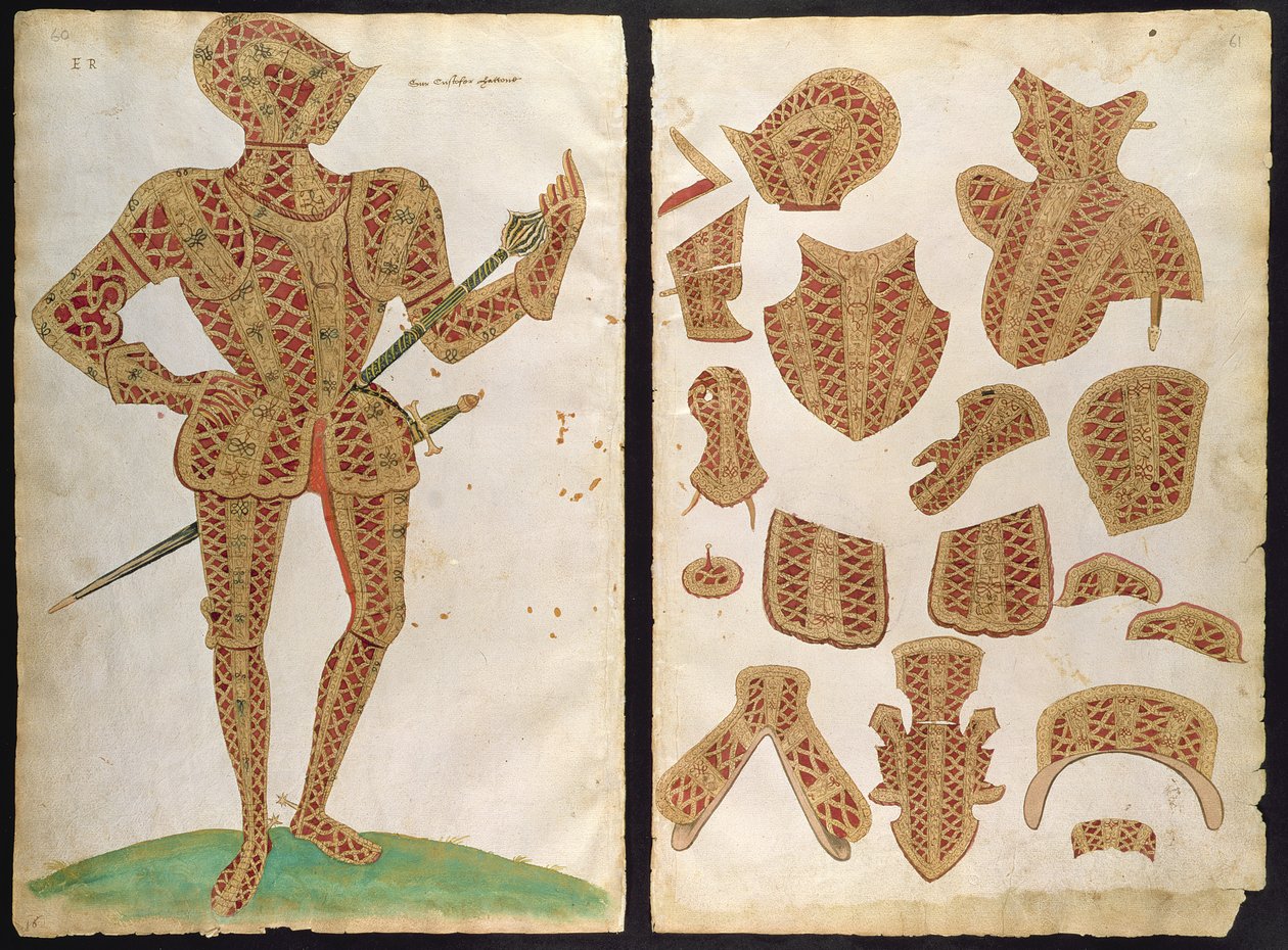 Sir Christopher Hatton için Zırh Takımı, 1589 by Jacobe Halder