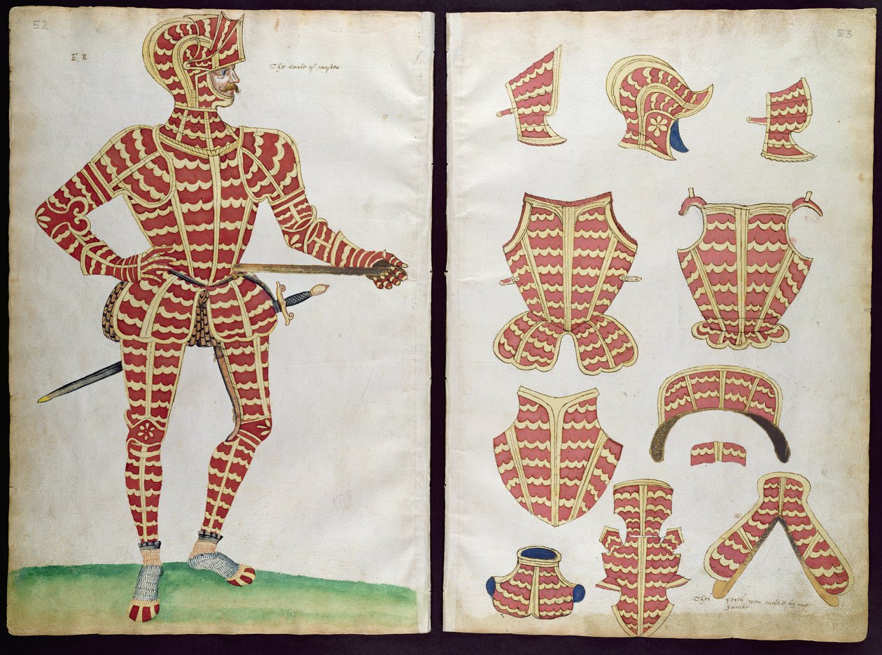 Worcester Dükü için Zırh Takımı, 1589 by Jacobe Halder