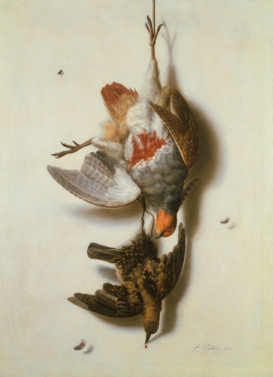 Ölü Oyunun Natürmort, 17. yüzyıl by Jacobus Biltius