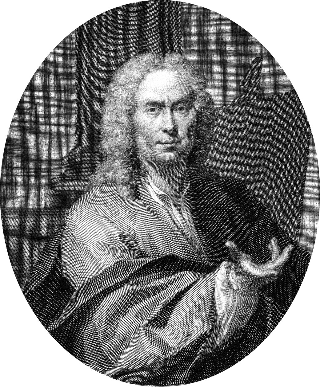 Nicholas Verkolje by Jacobus Houbraken