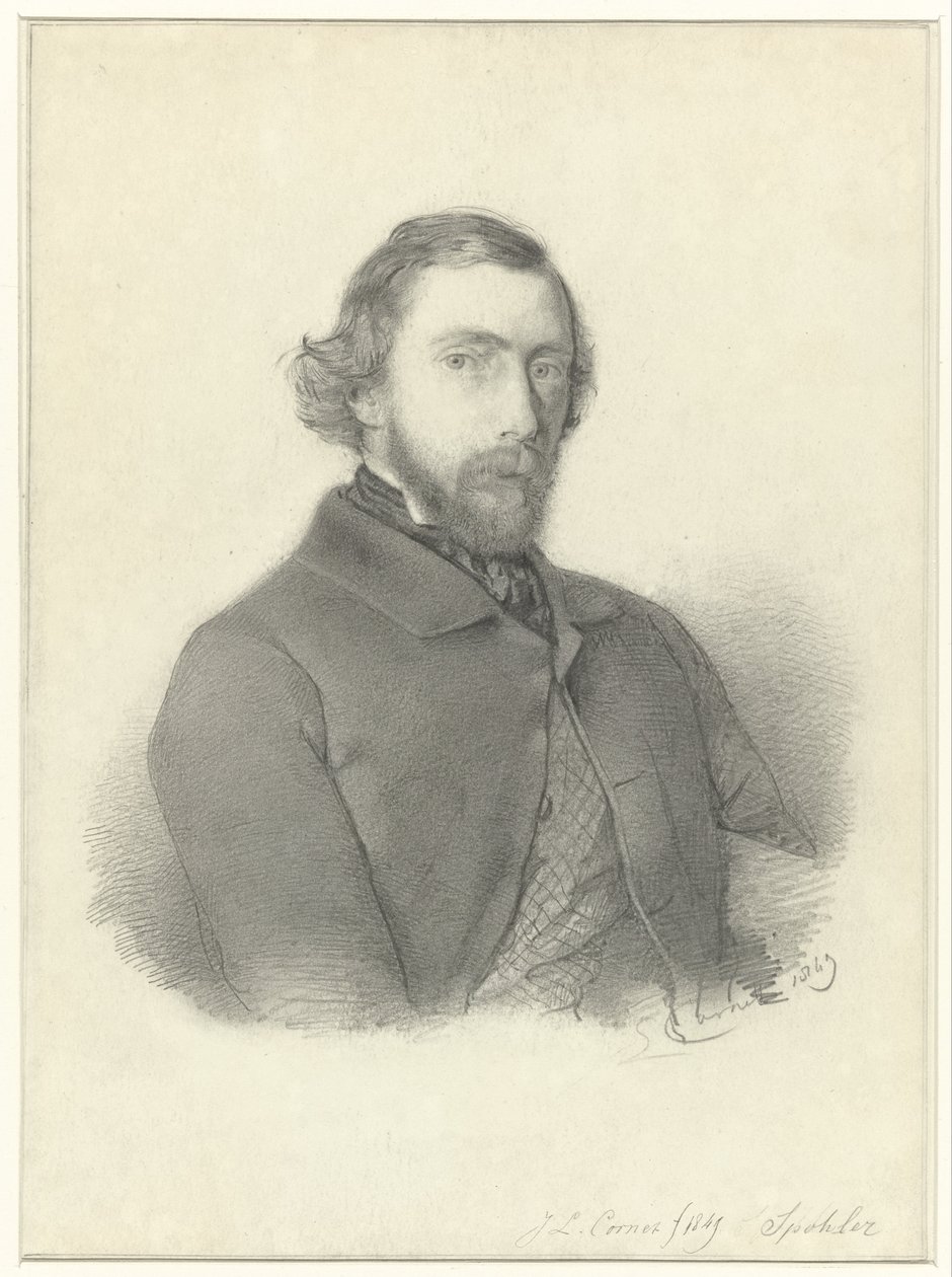 Jacobus Ludovicus Cornet tarafından ressam Jan Jacob Spöhler