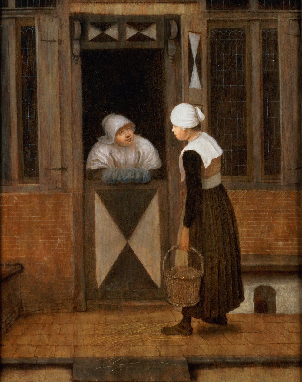 Sokakta Bir Konuşma by Jacobus Vrel or Frel