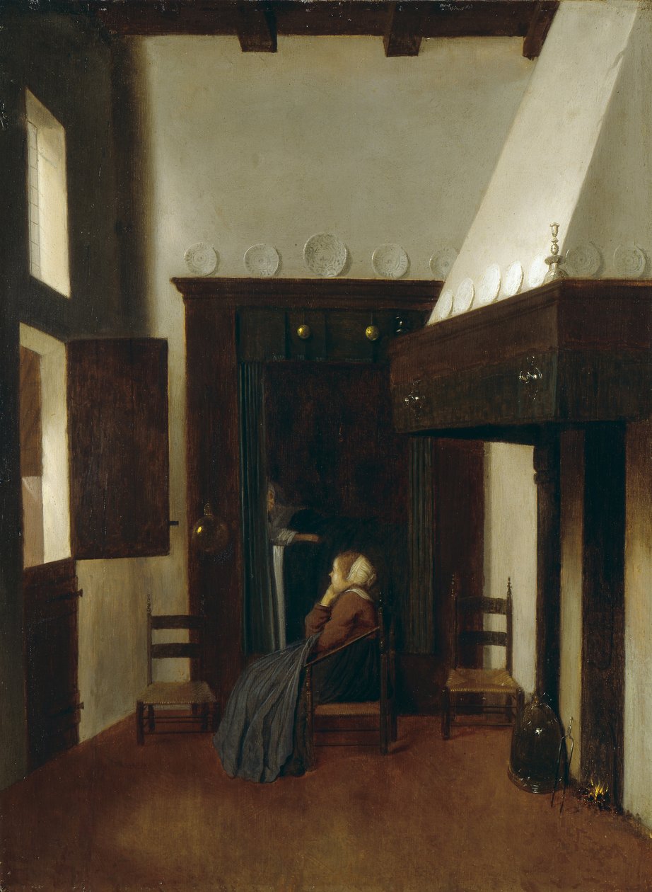Küçük Hemşire, 17. yüzyıl by Jacobus Vrel or Frel