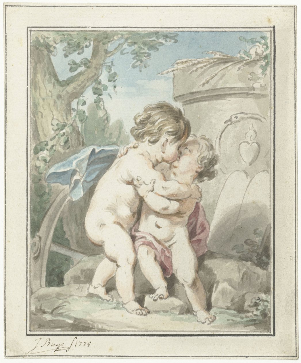 Aşk Alegorisi by Jacobus Buys