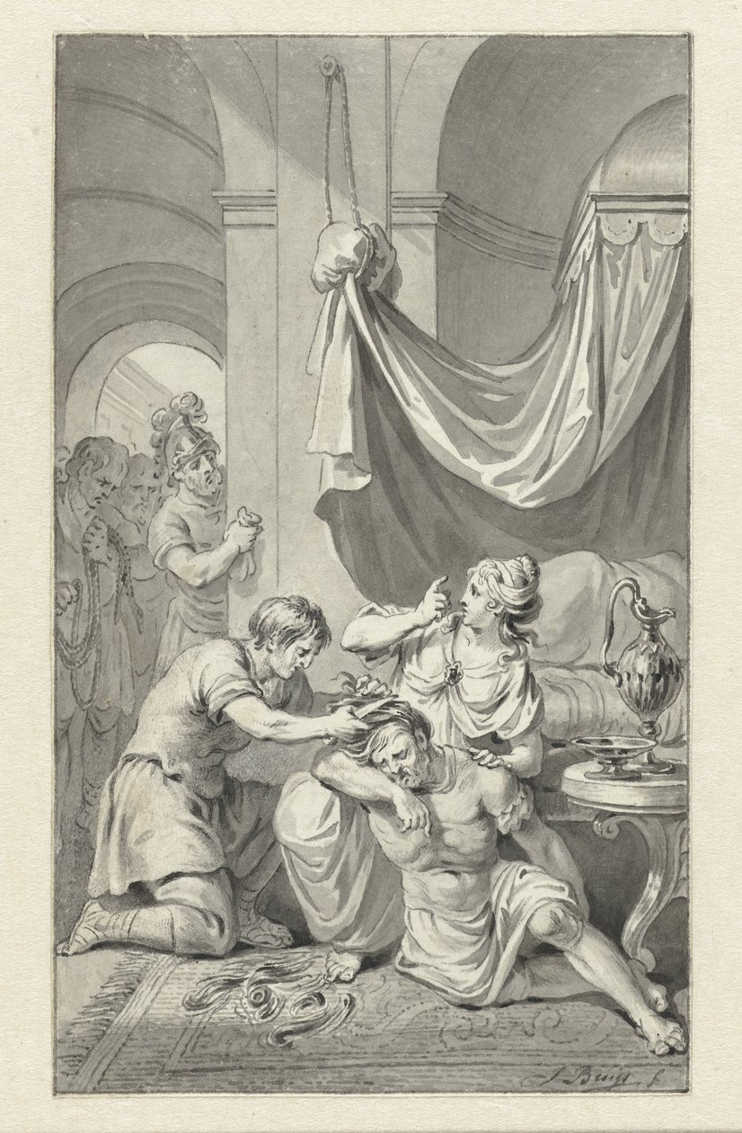Samson ve Delilah by Jacobus Buys