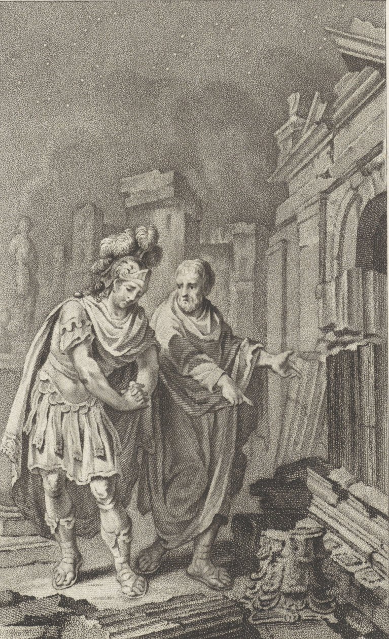 Scipio Aemilianus, Polybius eşliğinde Kartaca harabelerinden önce, 1797. by Jacobus Buys