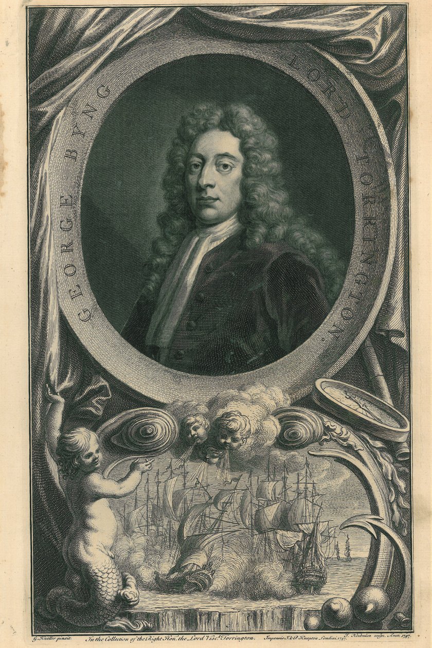 Lord Torrington by Jacobus Houbracken