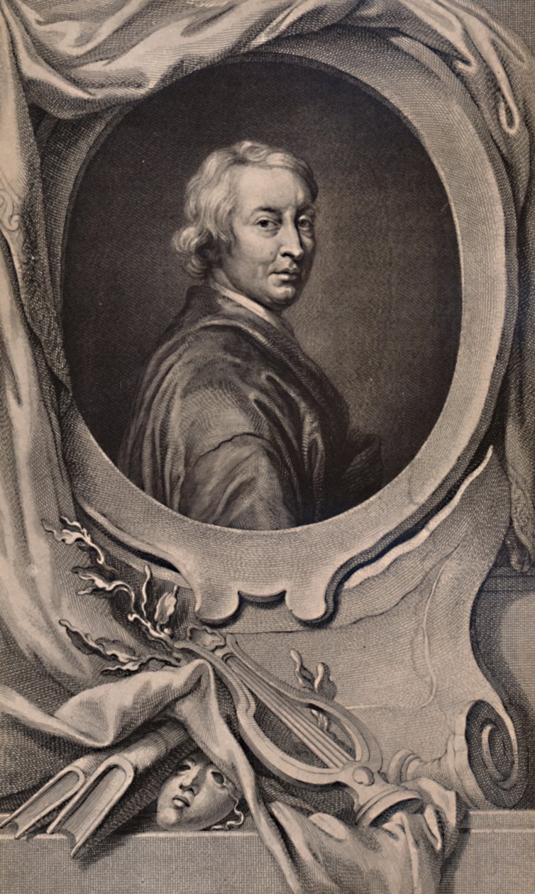 John Dryden, İngiliz şair ve oyun yazarı, c1743 1894 by Jacobus Houbraken