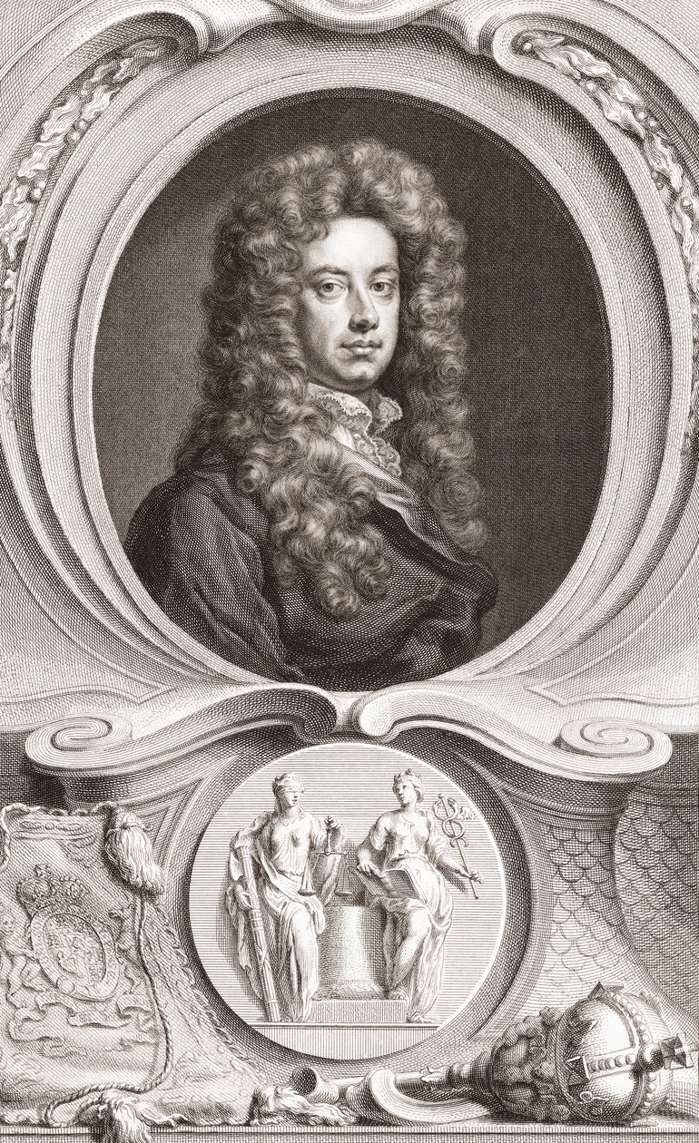 John Somers, 1 Baron Somers by Jacobus Houbraken
