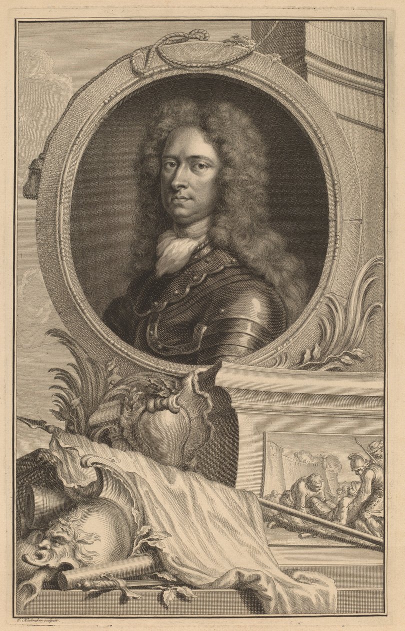 Bir Beyefendinin Portresi by Jacobus Houbraken