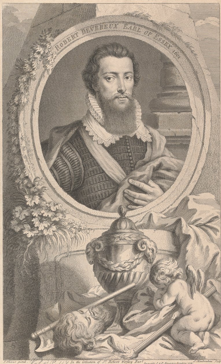 Robert Devareux, Essex'in 2. Kontu by Jacobus Houbraken