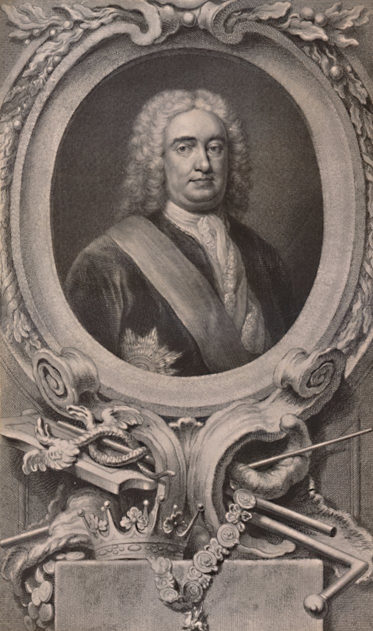Sir Robert Walpole, İngiliz devlet adamı ve Başbakan, c1746 1894 by Jacobus Houbraken
