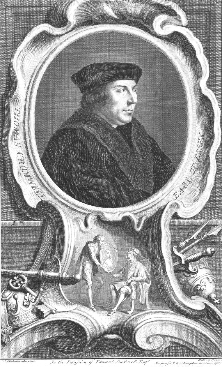 Thomas Cromwell, Essex Kontu, 1739 by Jacobus Houbraken