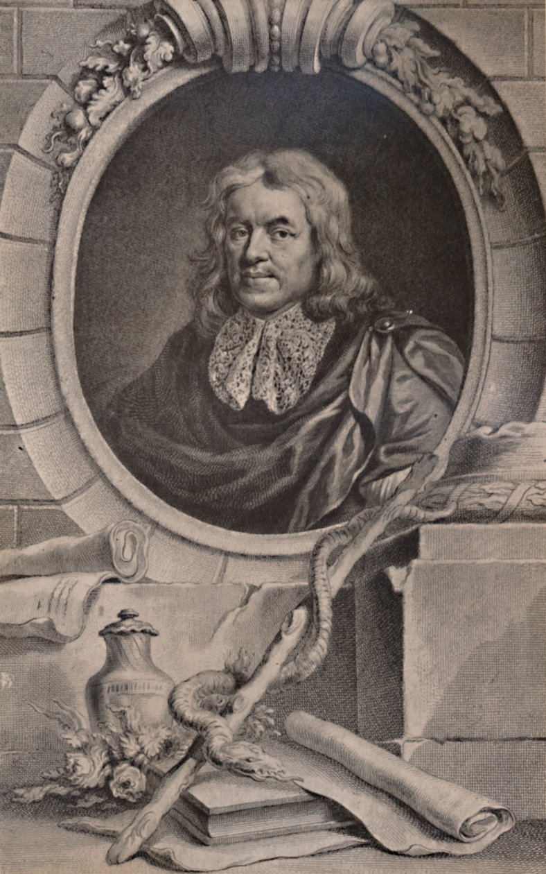 Thomas Sydenham, İngiliz doktor, c1747 1894 by Jacobus Houbraken