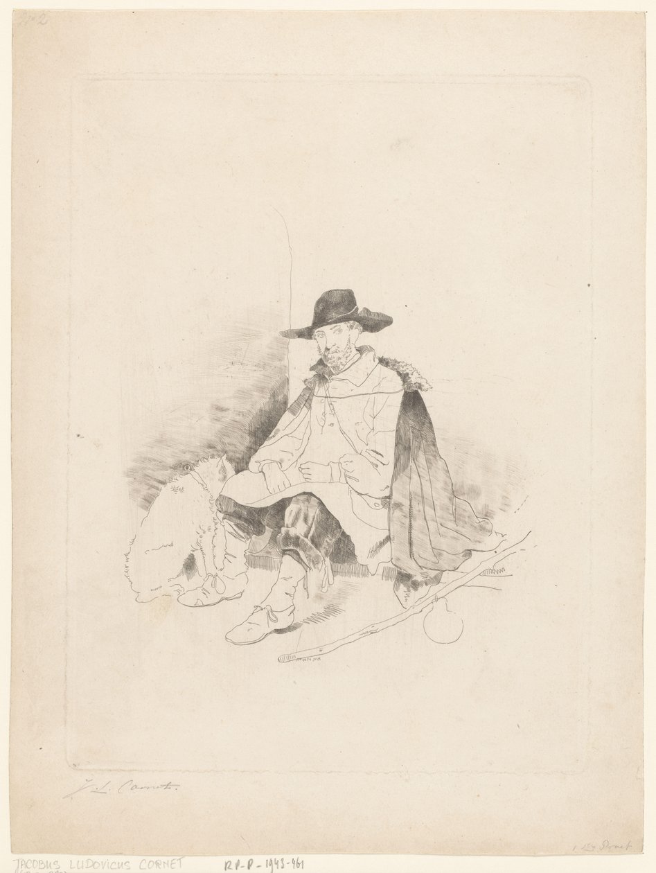 Dinlenme gezgini by Jacobus Ludovicus Cornet