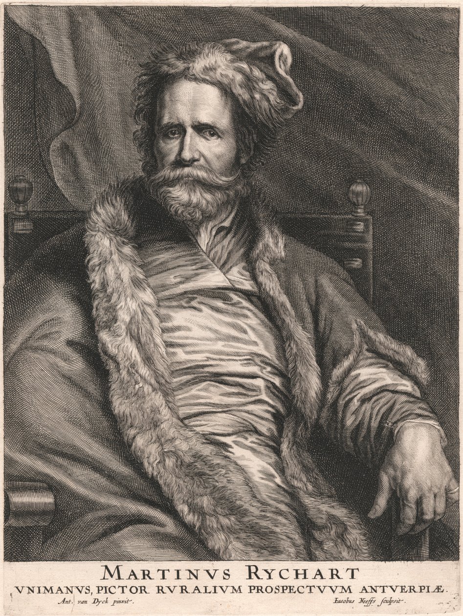 Martinus Rychart, Unimanus, Antwerp Kırsal Beklentileri Ressamı by Jacobus Neeffs