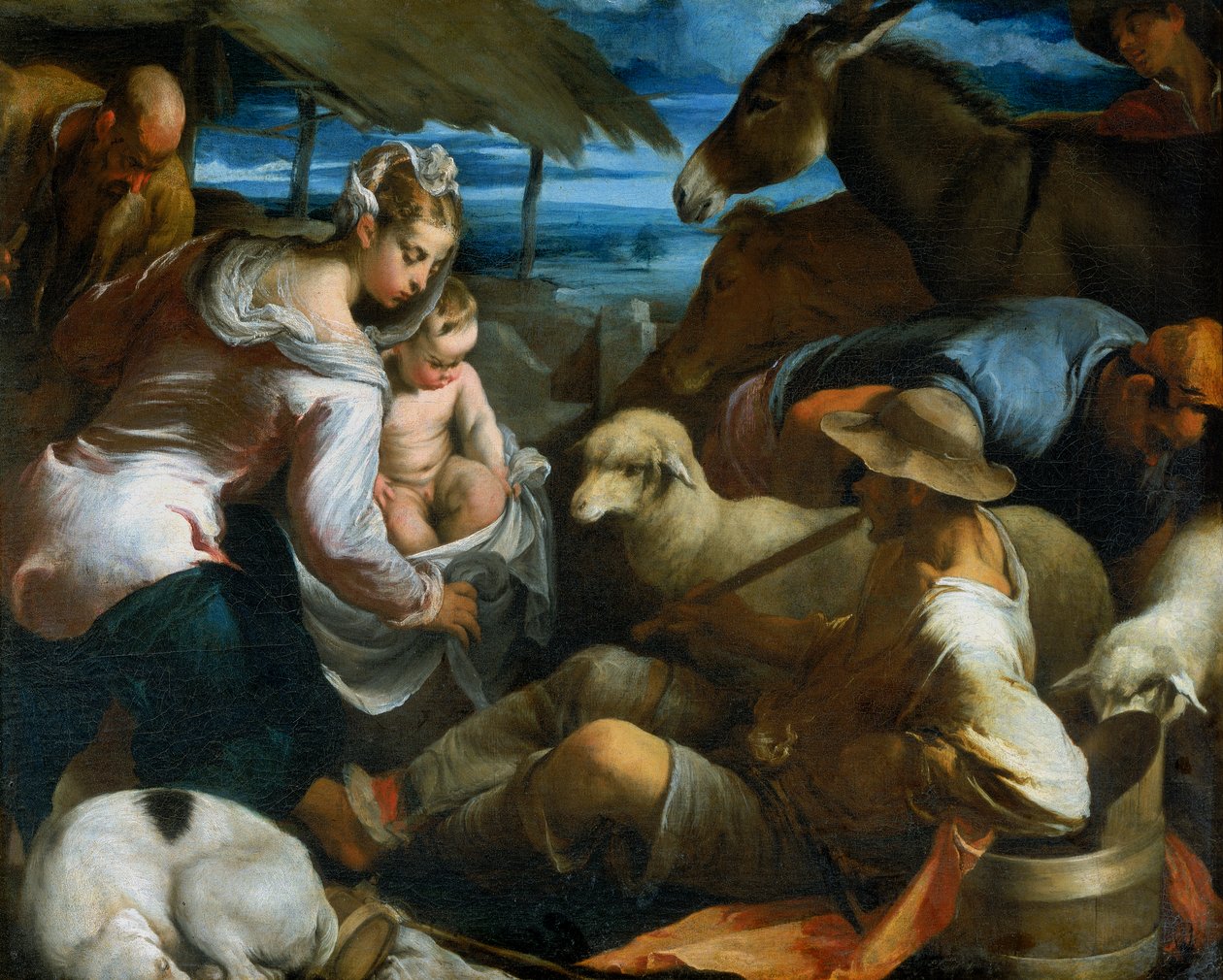 Çobanların hayranlığı by Jacopo Bassano