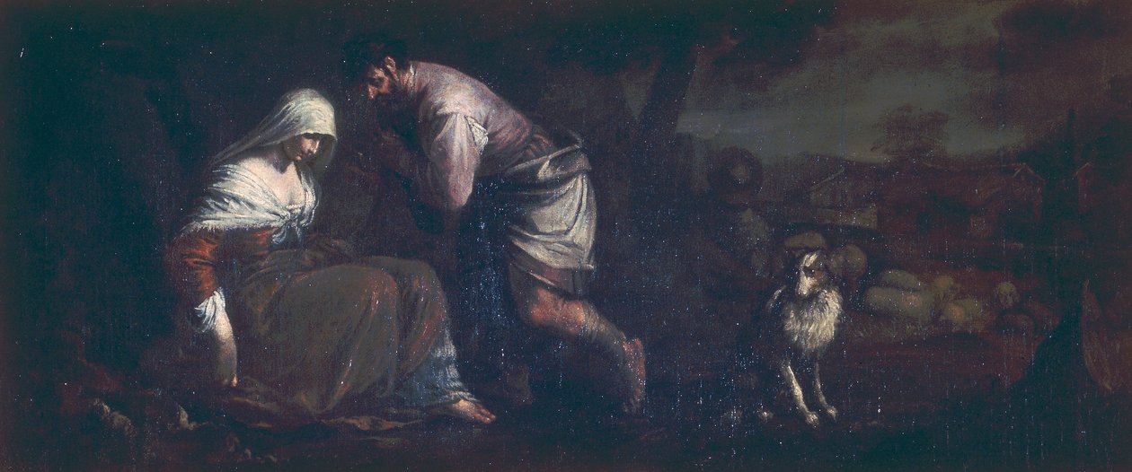 Yahuda ve Tamar by Jacopo Bassano