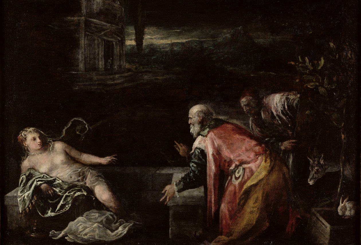 Susanna ve Yaşlılar, 1585 by Jacopo Bassano