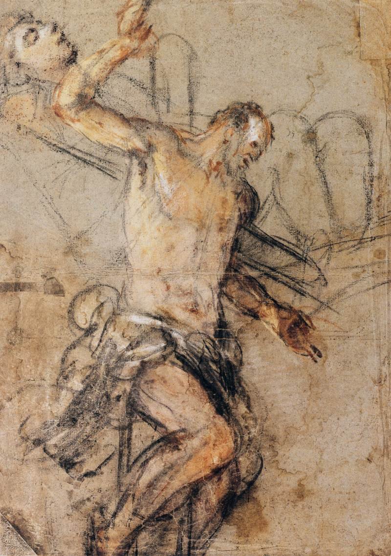 Çarmıhtaki İyi Hırsız by Jacopo Bassano