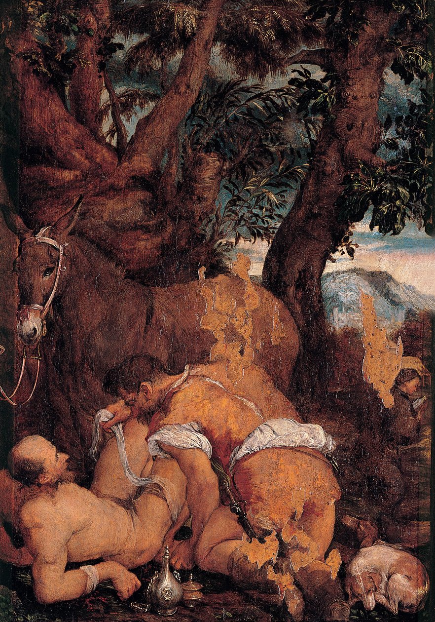iyi Samiriyeli by Jacopo Bassano