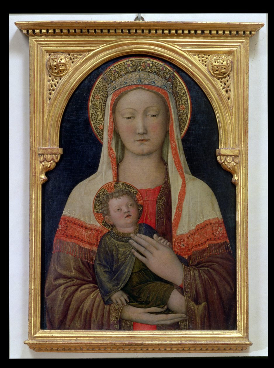 Madonna ve Çocuk (panelde öfke) by Jacopo Bellini