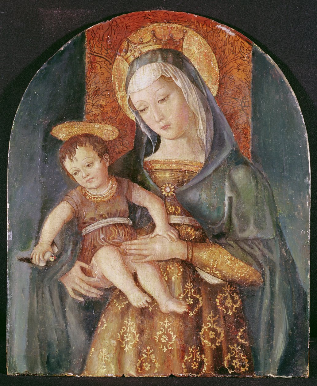 bakire ve çocuk by Jacopo Crivelli