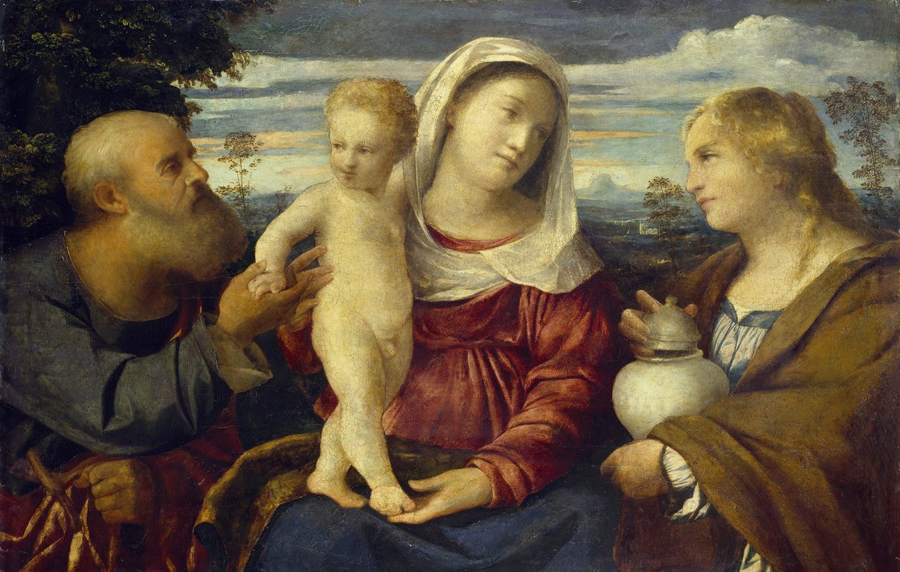 Kutsal Konuşma, 16. yüzyıl by Jacopo Palma