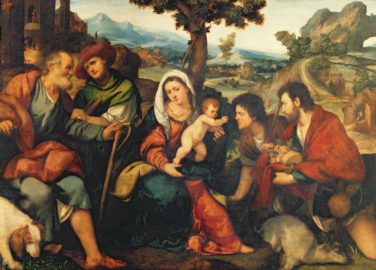 Çobanların hayranlığı by Jacopo Palma