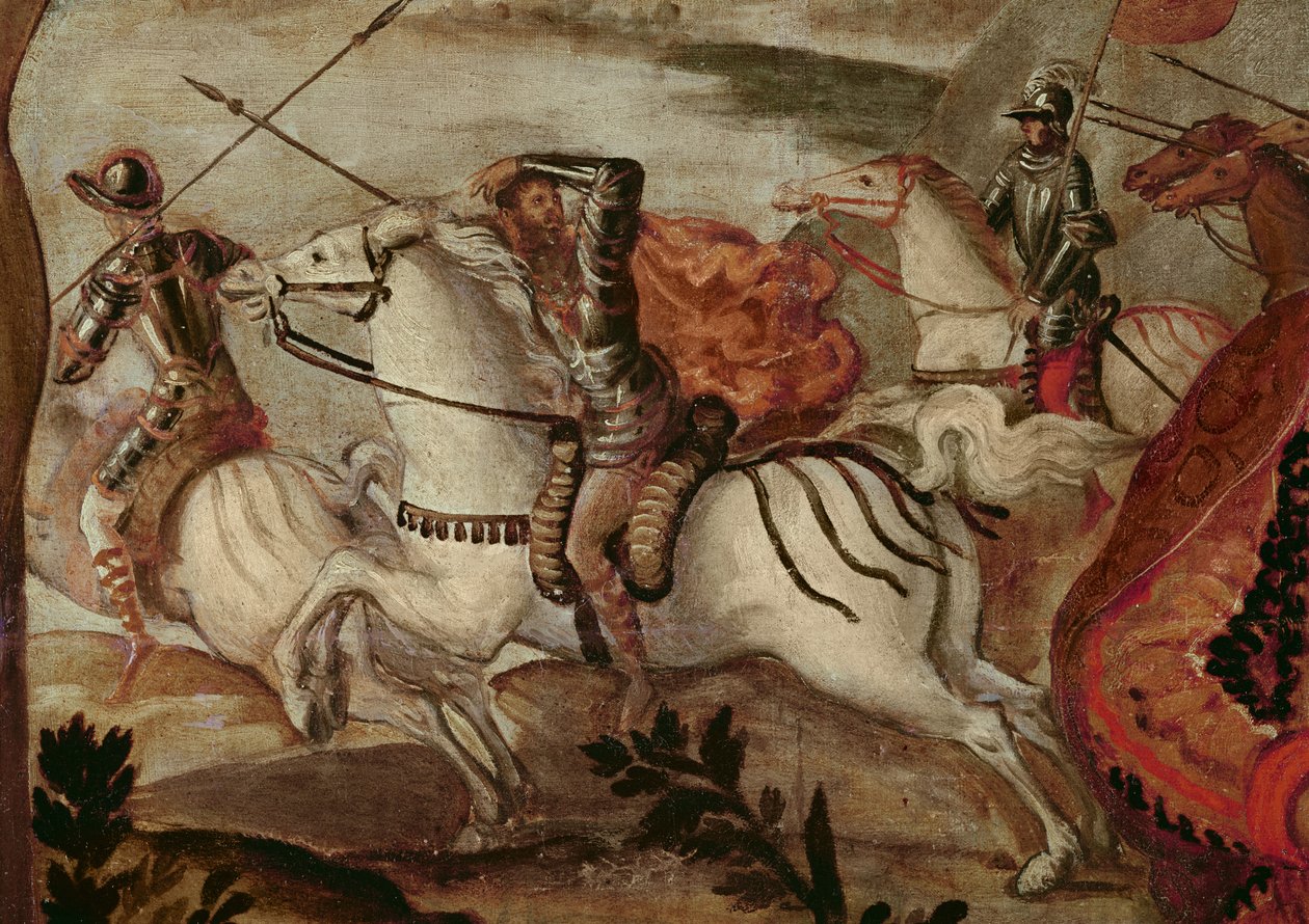 Çarmıha gerilmeden bir süvari detayı (444238 detayı) by Jacopo Robusti Tintoretto