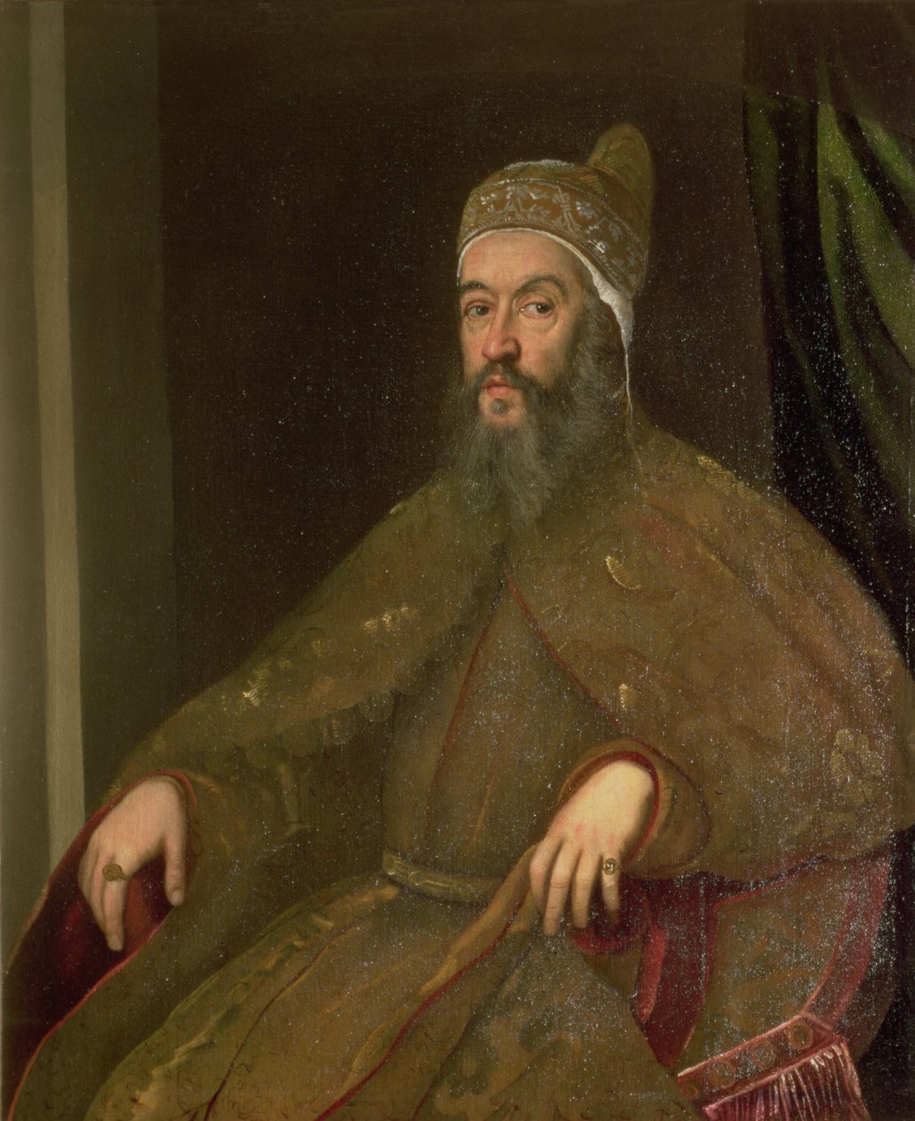 Doge Alvise Mocenigo (1570-77 Doge) by Jacopo Robusti Tintoretto