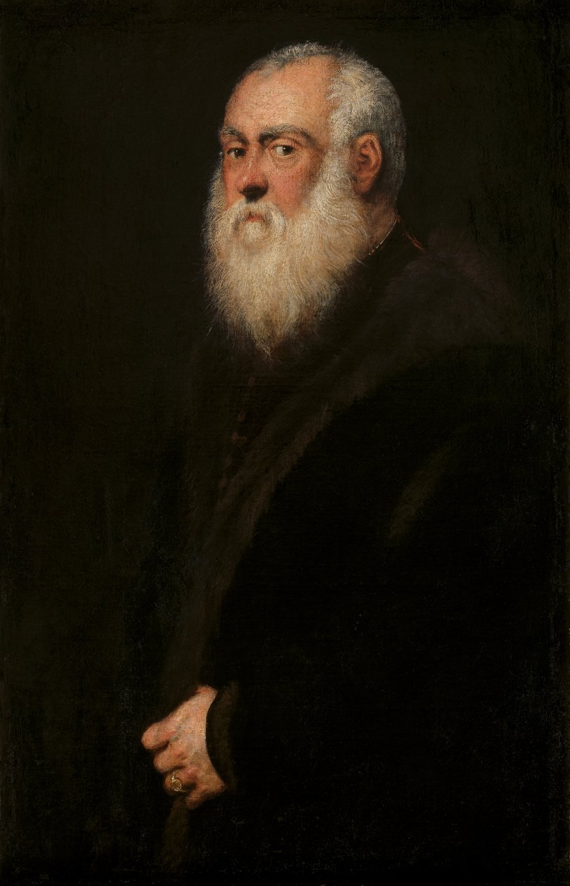 Beyaz Sakallı Adam by Jacopo Robusti Tintoretto