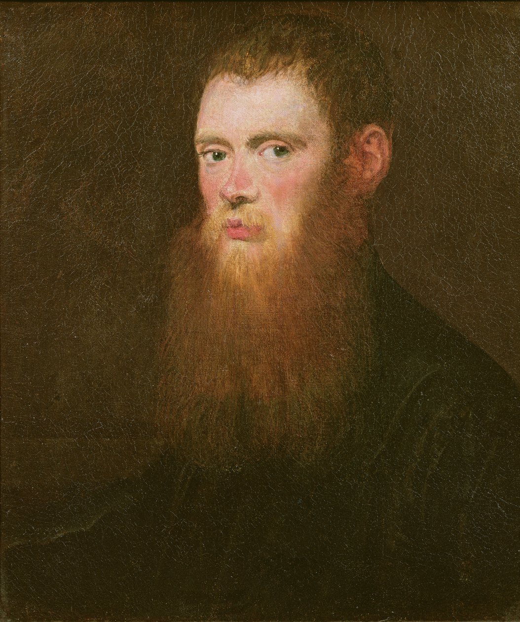Lorenzo Soranzo olduğu düşünülen sakallı bir adamın portresi by Jacopo Robusti Tintoretto