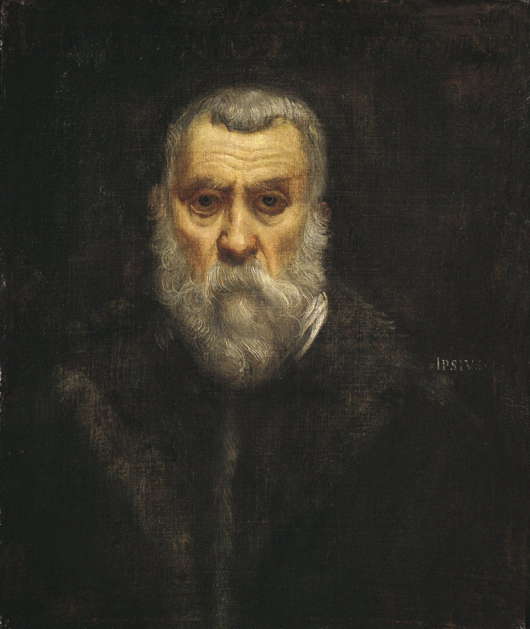 Otoportre by Jacopo Robusti Tintoretto