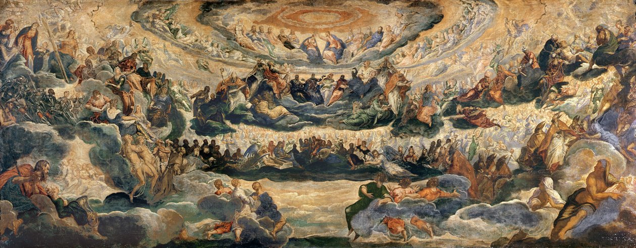 Cennet için Çalışma (ayrıca bkz. 60846) by Jacopo Robusti Tintoretto