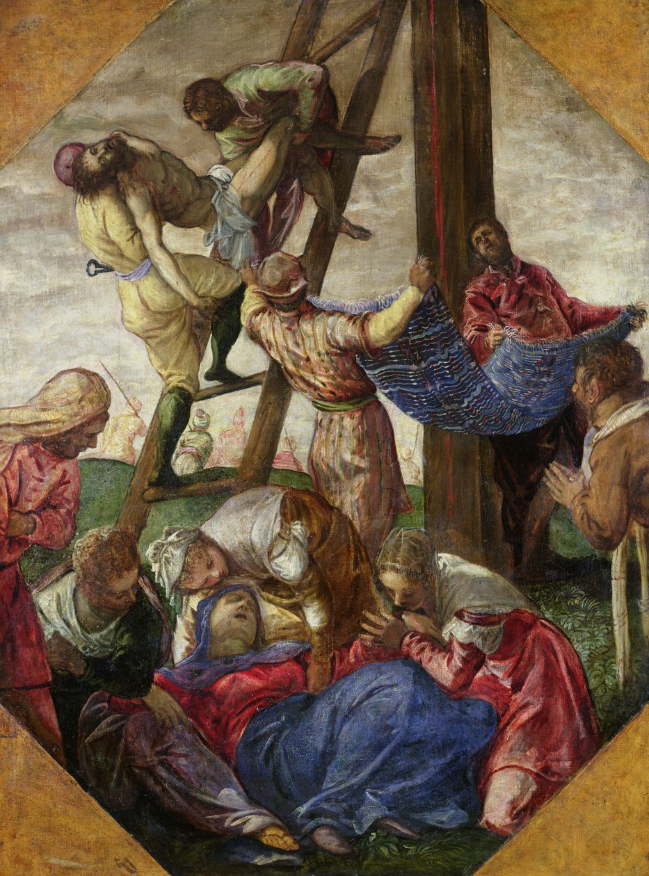 The Descent from the Cross, c.1560-65  by Jacopo Robusti Tintoretto