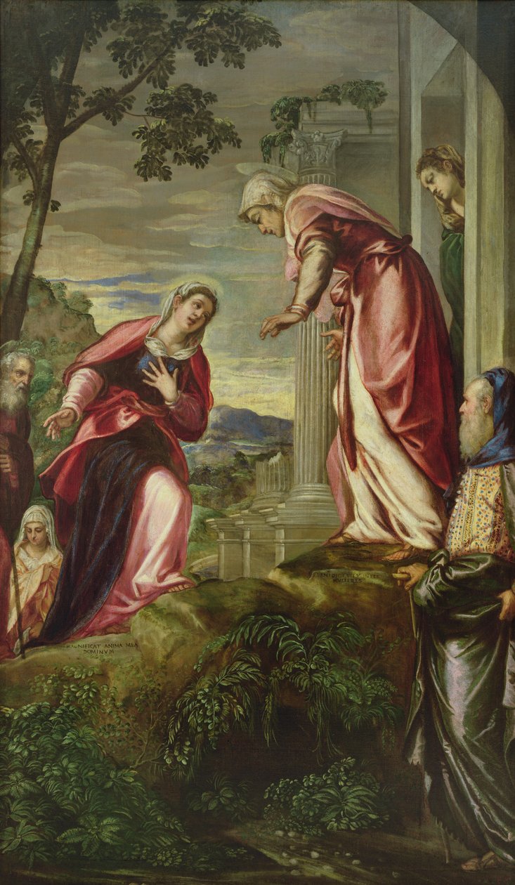Ziyaret, 1550 by Jacopo Robusti Tintoretto