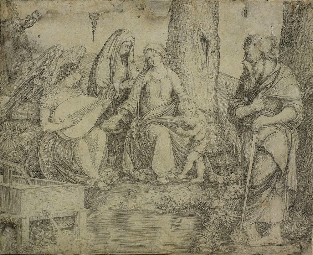 kutsal Aile by Jacopo de Barbari
